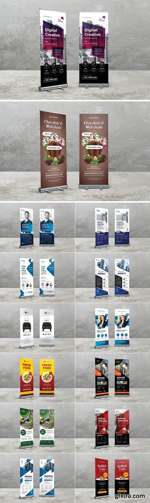 Roll Up Banner Bundle 2