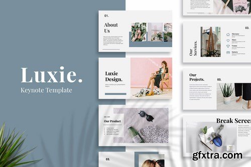 Luxie Fashion - Power Point Template