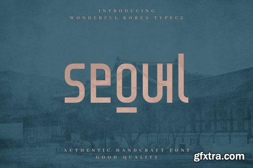 Seoul - Authentic Korean Typeface