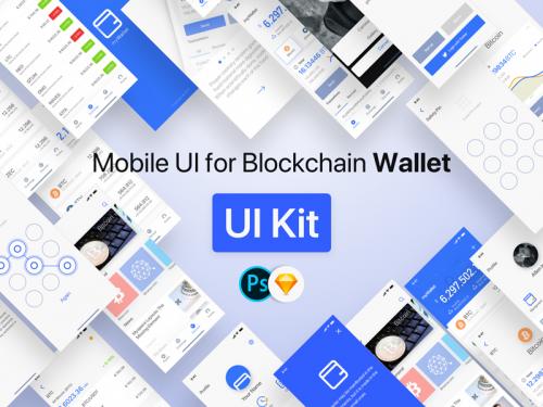 BlockChain Wallet Moblie APP UI Kit - blockchain-wallet-moblie-app-ui-kit-carefully-craf