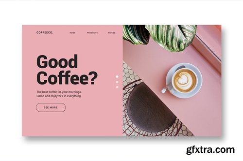 Coffee Shop - Landing Page