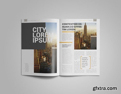 InDesign Magazine Template 2