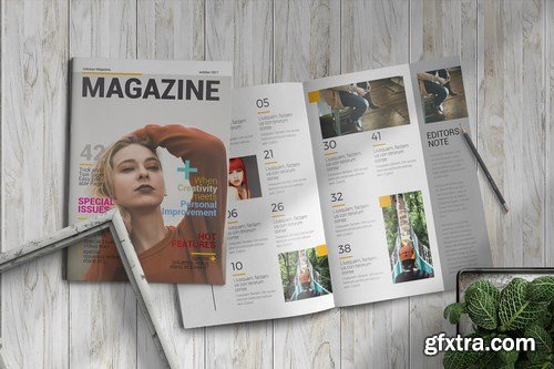 InDesign Magazine Template 2