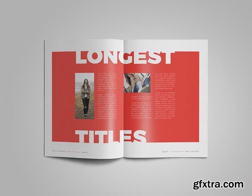 InDesign Magazine Template 3