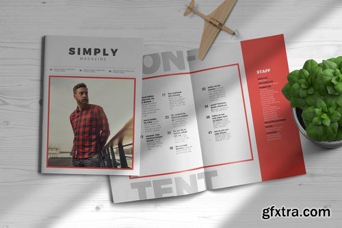 InDesign Magazine Template 3