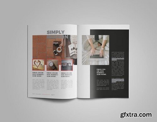 InDesign Magazine Template 3