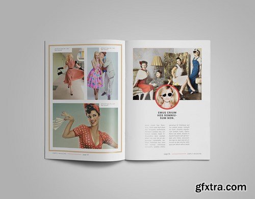 InDesign Magazine Template 3