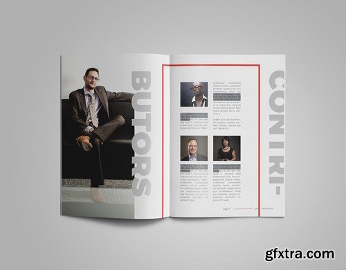 InDesign Magazine Template 3