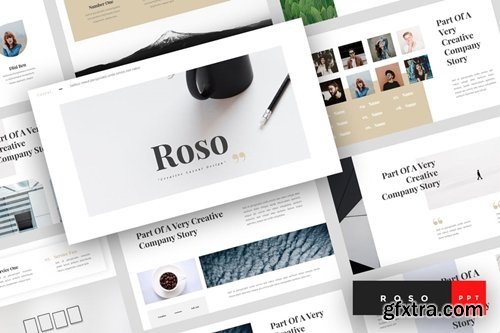 Roso - Creative Powerpoint, Keynote and Google Slides Templates