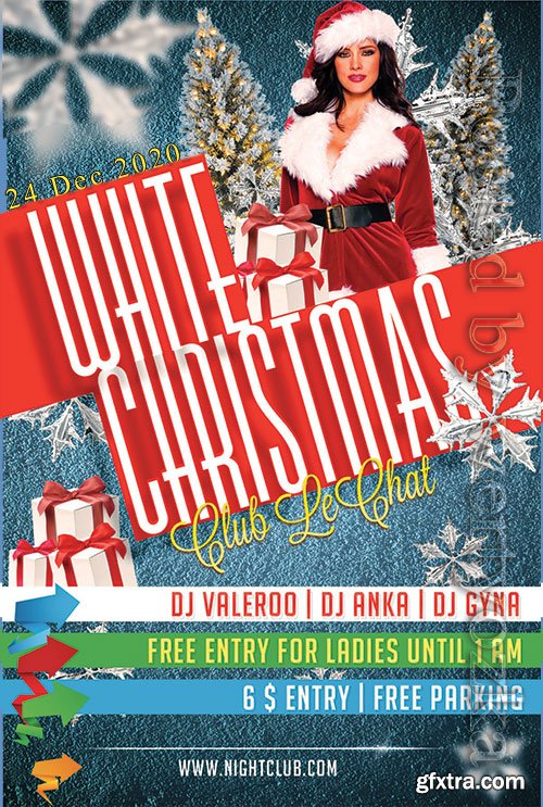 White Christmas - Premium flyer psd template