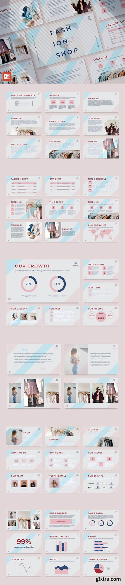 Fashion PowerPoint Presentation Template