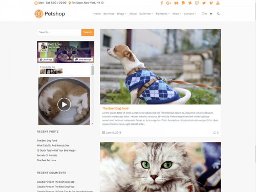 Blog Left sidebar - Petshop WordPress Theme - blog-left-sidebar-petshop-wordpress-theme