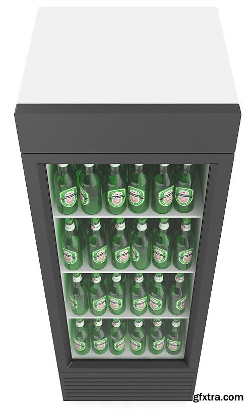 Market Refrigerator – Beer 3d Model