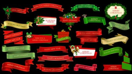 Videohive - Christmas Lowerthirds and Banners