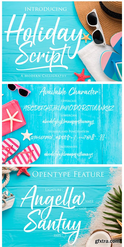 Holiday Script Font