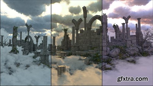 Daz3D - Cloudscape Creator - Bare Sky HDRIs for Iray