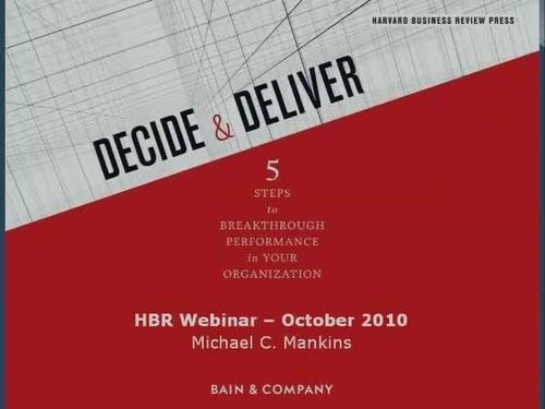 Oreilly - Decide and Deliver: How to Make the Best Decisions for the Bottom Line - 2235601894001