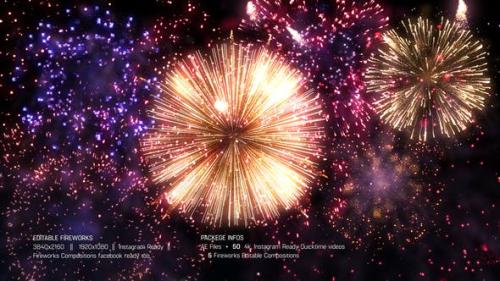 Videohive - Editable Fireworks Template