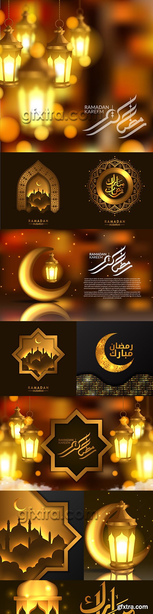 Kareem Ramadan traditional holiday greeting illustrations 10