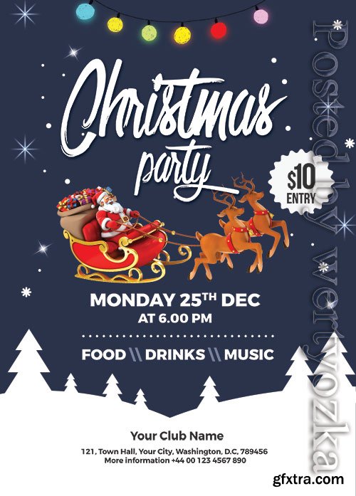 Christmas Party - Premium flyer psd template