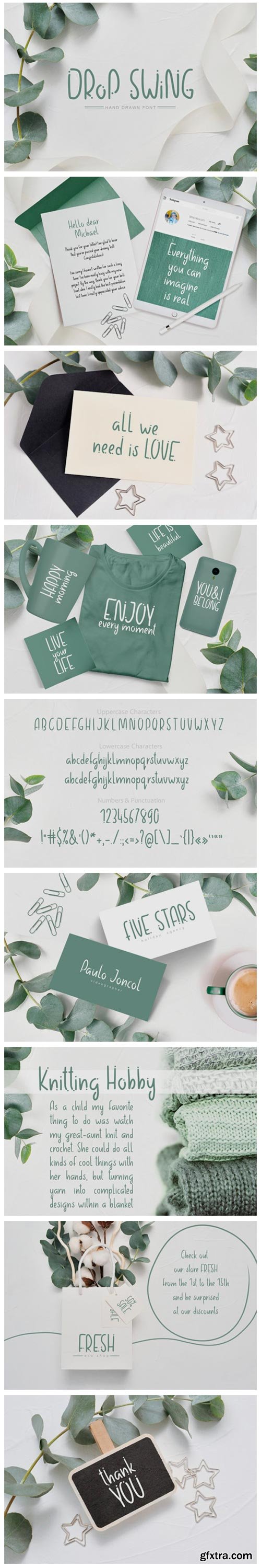 Drop Swing Font