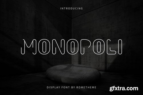 Monopoli - Display Font