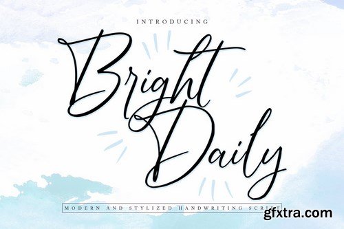 CM - BrightDaily Modern Handwriting Font 4384620