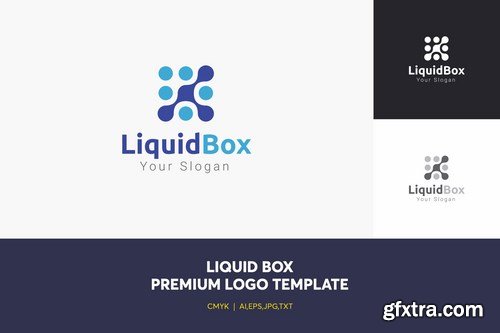 Liquid Box Logo Template