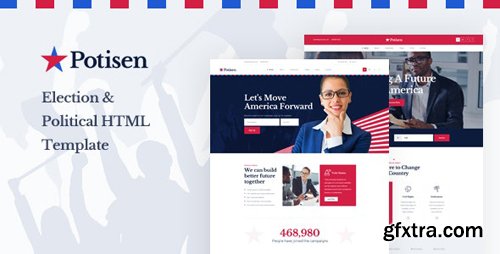 ThemeForest - Potisen v1.0 - Election & Political HTML Template - 25246749