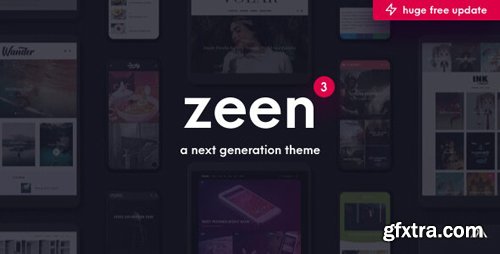 ThemeForest - Zeen v3.0.0 - Next Generation Magazine WordPress Theme - 22709856