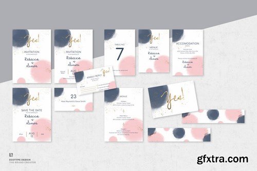 Wedding Invitation Set