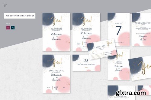 Wedding Invitation Set