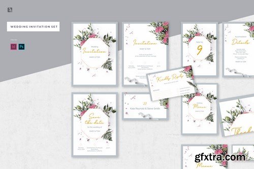 Wedding Invitation Set