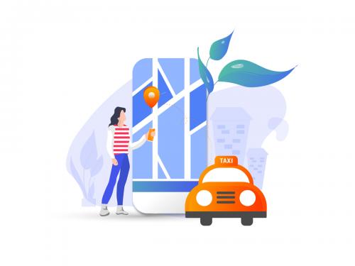 Book taxi Illustration - FV - book-taxi-illustration-fv