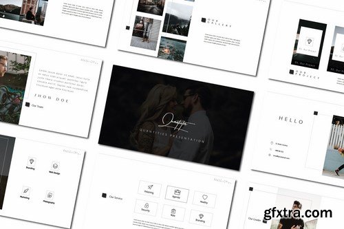 Quantities Powerpoint Google Slides and Keynote Templates