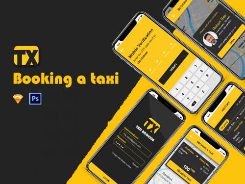 Booking a taxi ui kit - booking-a-taxi-ui-kit