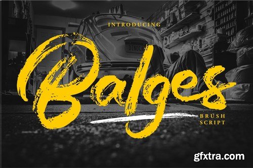 Balges Decorative Brush Script Font