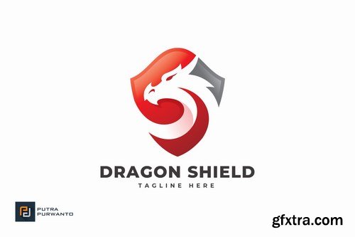 Dragon Shield - Logo Template