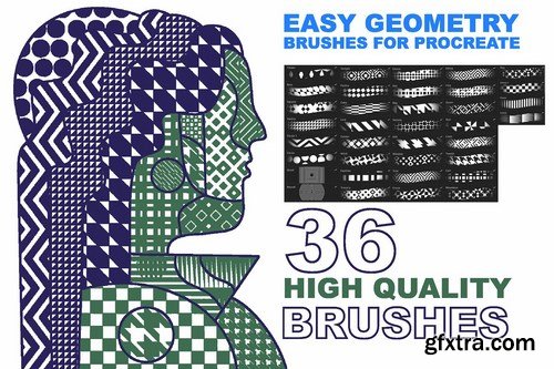 CM - Procreate ＂Easy Geometry＂ brushes 4328171