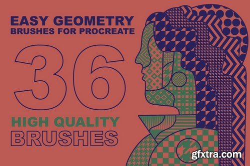 CM - Procreate ＂Easy Geometry＂ brushes 4328171