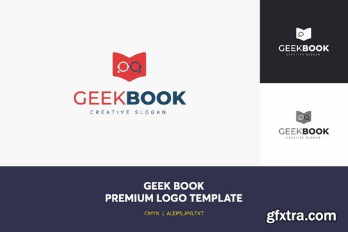 Geek Book Logo Template