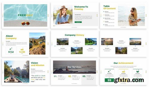 Freeday - Traveling Powerpoint Template