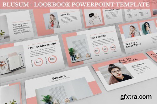 Blusum - Lookbook Powerpoint Template