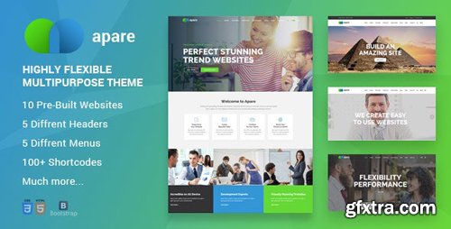 ThemeForest - Apare v1.0 - Responsive Multipurpose HTML5 Template (Update: 12 December 19) - 20583505