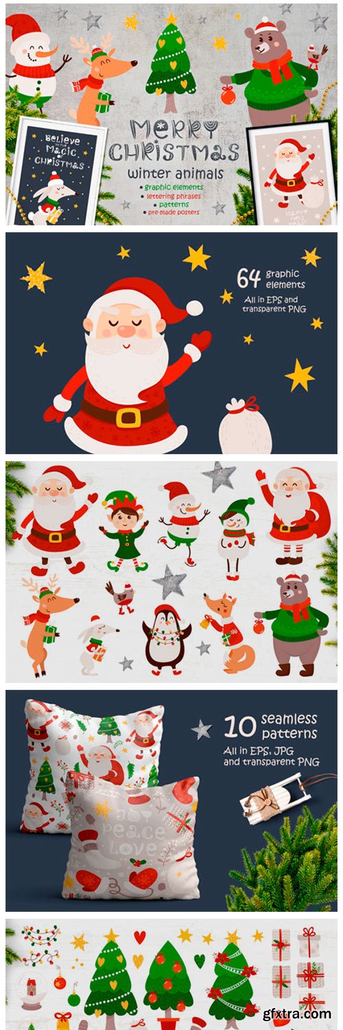 Merry Christmas - Winter Animals 2264648