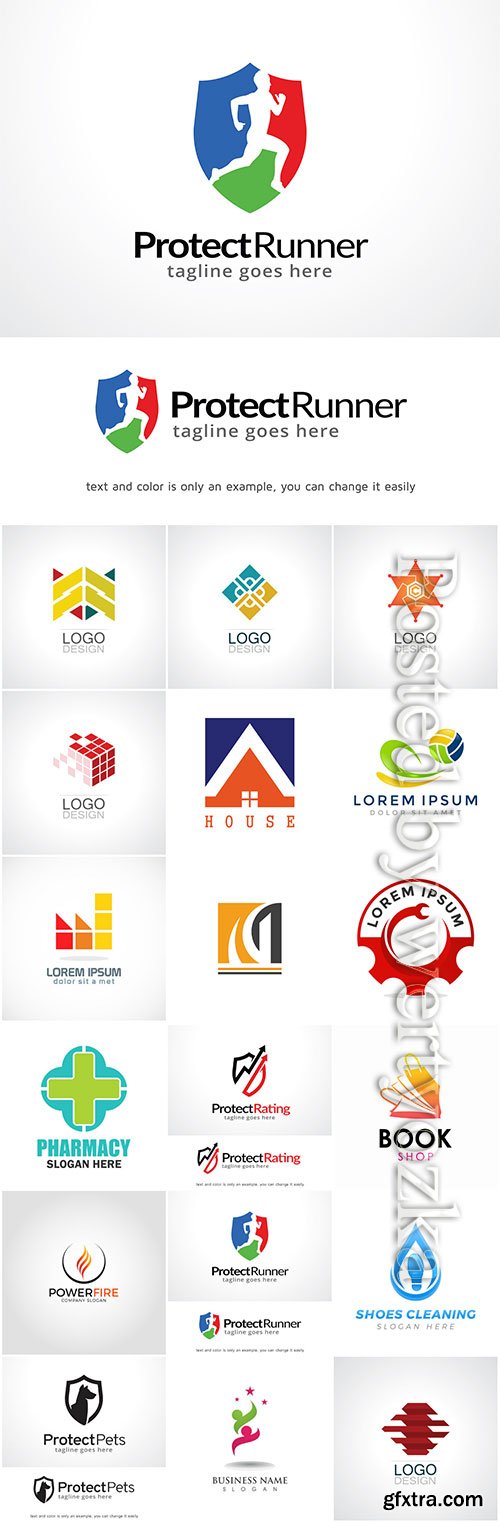 Company business logo in vector # 6