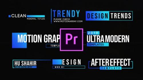 Videohive - Ultra Modern Titles-MOGRT