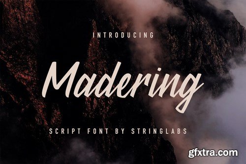 CM - Madering - Classy Script Font 4390347