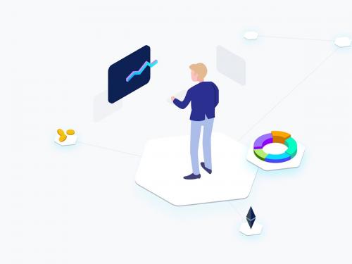 Business Cryptocurrency Isometric Illustration - business-cryptocurrency-isometric-illustration