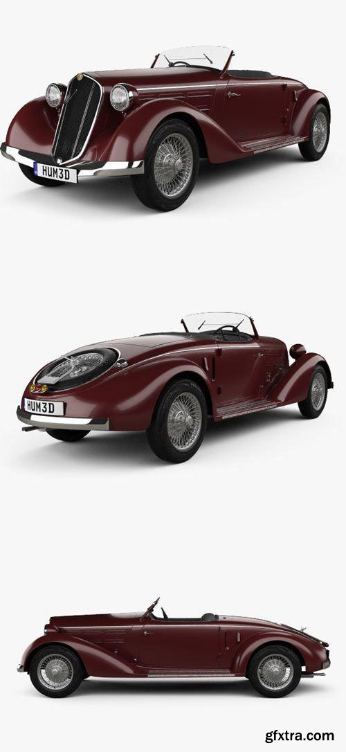 Alfa Romeo 6C 2300 S Touring Pescara Spider 1935 3D Model